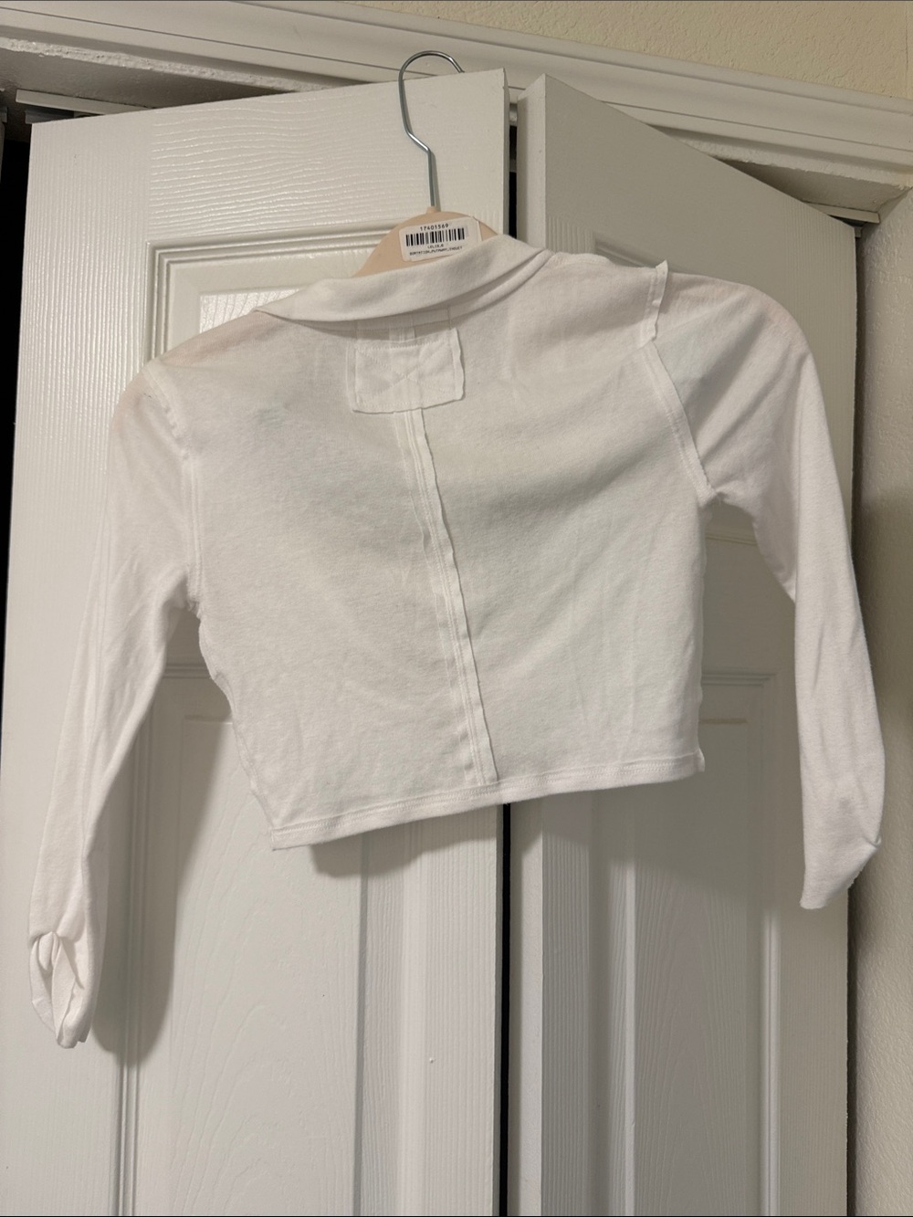We The Free White Twist-Front Cropped Polo - Picture 3 of 3